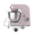 thumbnail image 1 of Hamilton Beach - Batidora eléctrica de pie, 4 cuartos de galón, gancho para masa, accesorios de batidor plano, protector contra salpicaduras 7 velocidades con batidor, rosa, 1 of 5