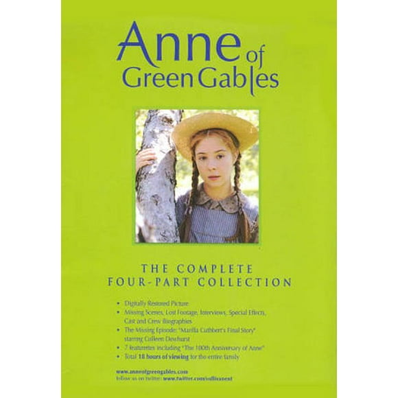 Anne des Pignons Verts, la Collection Complète en Quatre Parties DVD