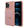 thumbnail image 7 of Feishell for iPhone 13 Pro Wallet Case, with ID&Credit Card Holder Slots Pockets Wallet Back Cover Stand Flip Folio Leather Magnetic Absorption Cover For Apple iPhone 13 Pro 6.1", Rosegold, 7 of 7