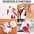 thumbnail image 7 of Love Birds and Hearts Kitchen Towels Set of 4 Tea Towels for Kitchen Decorative Waffle Dishcloths 28x18in, 7 of 7