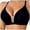 Black, variant on Iugvhana Seamless Bras for Women Open Back Wireless Bra Full Coverage Push-Up Bra Adjustable Straps Lifitng Comfortable Everyday Bra Black XL