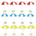 thumbnail image 1 of 12pcs Miniature Beach Umbrella Mini Sun Umbrella Decors Micro Landscape Beach Umbrella, 1 of 9