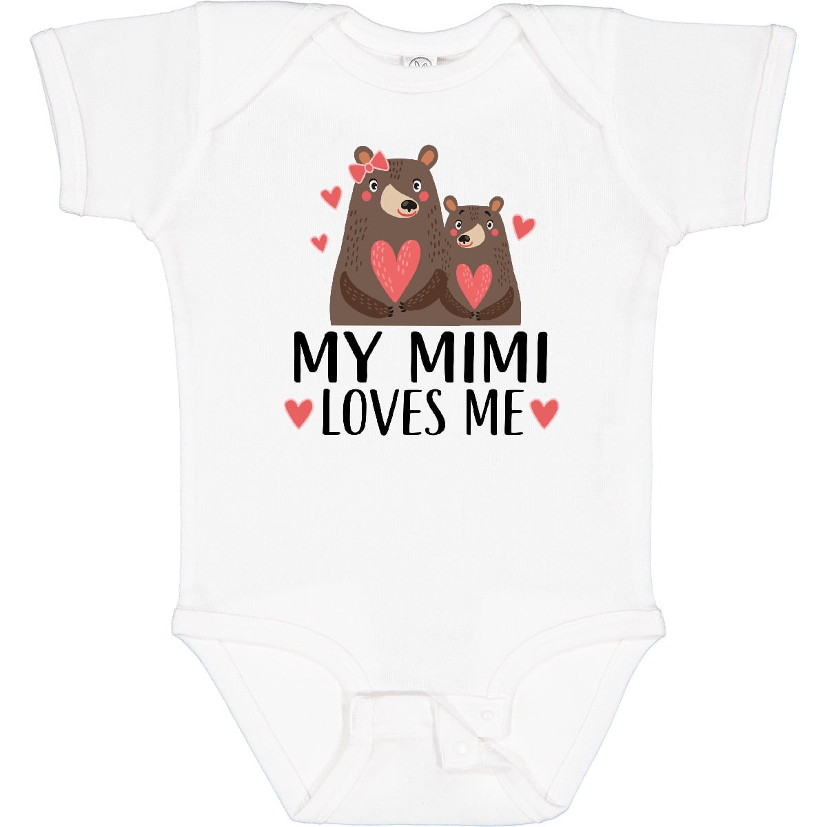 Inktastic My Mimi Loves Me Bear Boys or Girls Baby Bodysuit