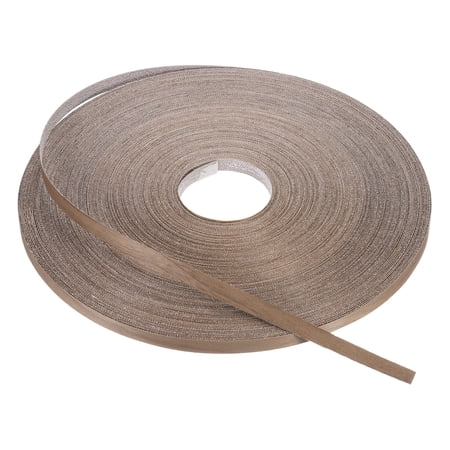 Uxcell Edge Banding Wood Veneer Tape Pre-glued Flexible Plywood Edge Banding with Hot Melt Adhesive for Furniture Restoration Walnut 1/2 Inch x 250 ft