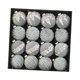 thumbnail image 4 of 16 piezas de adornos navideños de terciopelo para colgar decorativos de Navidad Gris, 4 of 9