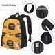 thumbnail image 3 of Disketp Corgi Mochila Estampada de Gran Capacidad con Lonchera y Estuche, Set de 3 Piezas para Estudiantes, 3 of 7