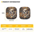 thumbnail image 5 of Yuyamidu Owl Car Sun Shade Windshield Accessories 2 Pieces Camo Hunting Sun Shade Windshield for Auto SUV Truck Sedan Foldable Car Front Window Shades, 5 of 5