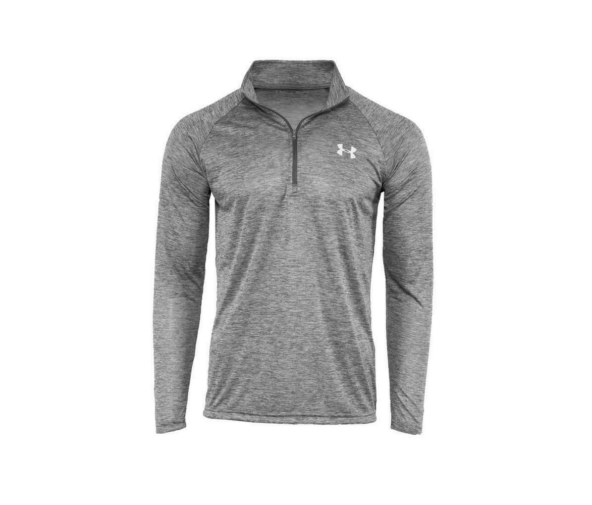 Men's 2XL Under Armour Fleece 1/2 Zip Hoodie Sweatshirt Grey Steel Gym New W/tag 
