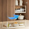 thumbnail image 4 of Hanging Under Cabinet Shelf, Expandable Under Shelf Storage Stand, Kitchen Counter Metal Under Desk Shelf For Kitchen Cupboard, Pantry Cabinet, 4 of 7