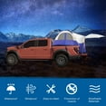 thumbnail image 6 of Unique Bargains 1 Set Truck Bed Tent Waterproof 6.4- 6.7ft Truck Tent with Removable Awning and Carry Bag Beige Blue, 6 of 6
