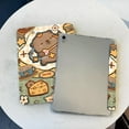 thumbnail image 2 of Tuohive TPU iPad Case For iPad with Pencil Holder Gen9 Gen8 Gen7 10.2 Air4 Air5 10.9 Pro11 2020/2021 Anti drop Cartoon Capybara, 2 of 9