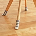 thumbnail image 2 of Pedty 4 Table Leg Covers,4Pcs Kitty Cat Paw Knit Floor Protector Chair Table Leg Feet Pads Cover, 2 of 4