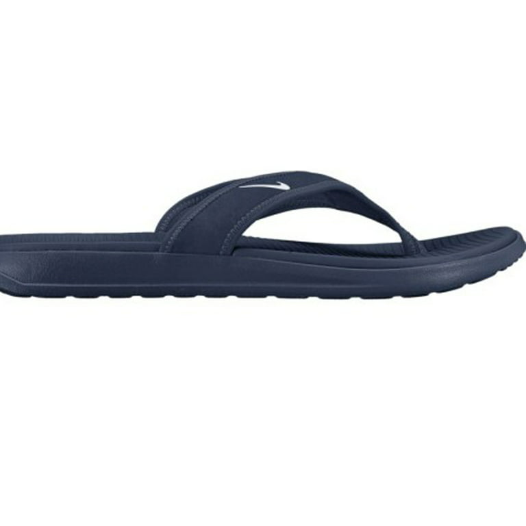 Turbulencia mordaz un acreedor Nike Men's Ultra Celso Thong Sandal 882691 401 (10 D(M) US, Midnight  Navy/White) - Walmart.com