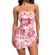 thumbnail image 1 of Vestido Tubo Superior Vestido bandeau con estampado floral para mujer, ajustado, sin espalda, estilo vintage, para fiesta Ygjytge Rosa S para Mujer, 1 of 7