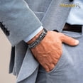 thumbnail image 3 of MagnetRX® Ultra Strength Magnetic Bracelet - Magnetic Bracelets for Men - Adjustable Length with Sizing Tool (Gunmetal Gray), 3 of 8