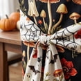 thumbnail image 6 of Vintage Spooky Mushroom Ghost Print Chair Cover, Decorative Bow Halloween Chair Protector for Dining Chair Decor, Halloween Party Dining Chair Ornament, 6 of 7