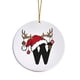 thumbnail image 2 of Adornos navideños, adornos navideños, regalos navideños, adorno con nombre y letra, adorno con inicial familiar, adorno personalizado, adorno navideño con nombre familiar, etiqueta acrílica para regal, 2 of 9