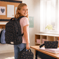 thumbnail image 6 of 3 PCS Brown Bow School Backpack for Hers Bookbags Elementary High School Cute Bow Bags Women Travel Daypacks Middle School, 6 of 8
