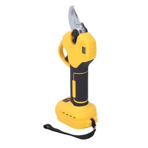 LCD Display Electric Pruning Shears, High Carbon Steel Ergonomic Versatile Incisive Electric Pruning Shears  for Gardening