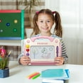 thumbnail image 4 of Elainilye Magnetic Drawing Board, Multifunctional Children's Sketching Doodling Toy with 4 Stamps and 1 Pencil, Ideal for Intelligence Learning and Gift for Kids Ages 1-3, 4 of 5