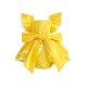thumbnail image 1 of Gibobby Mamelucos para bebe niña sin mangas de primavera y verano con encaje para niñas recién nacidas(Amarillo, 6-9 Meses), 1 of 5