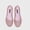 Pink, variant on Womens Closed-Toe Crystal Hollow-Out Flat Soft Sole Jelly Sandals,Clear Sandals with Crystal Accents, Breathable Perforated Design, Water-Resistant Summer Shoes for Beach and Casual Wear