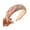 Pink, variant on Wide-brimmed Headband Organza Satin Twist Design High Volume Women Hair Hoop Face Shaping Hair Accessory