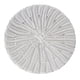 thumbnail image 1 of Cojín de tatami redondo tejido a mano de estilo japonés reutilizable para sala de estar Blanco, 1 of 9