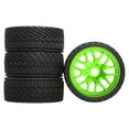 thumbnail image 3 of 4 Pieces RC Car Tires Simulation Wheel Tire Durable Plastic for 1/7 1/8 Scale Rally Car Racings, 3 of 9