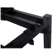Double Piano Keyboard Stand - 2Tier Studio Stage Mixer Laptop Mount DJ Turntable
