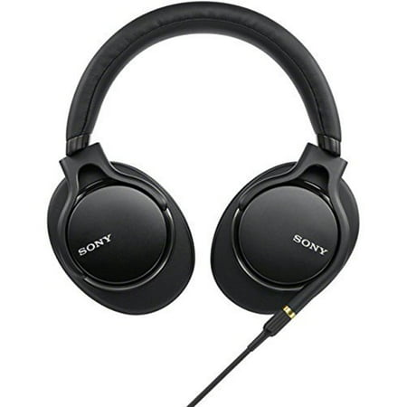 Sony MDR-1AM2 - Headphones with mic - full size - wired - 3.5 mm jack - black