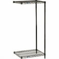 thumbnail image 2 of Nexel Black Epoxy, 2 Tier, Wire Shelving Add-On Unit, 60"W x 14"D x 34"H, 2 of 3