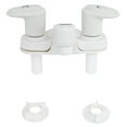 thumbnail image 2 of Valterra PF222201 Catalina Two-Handle 4" Bathroom Faucet with 2" Spout - White, 2 of 2
