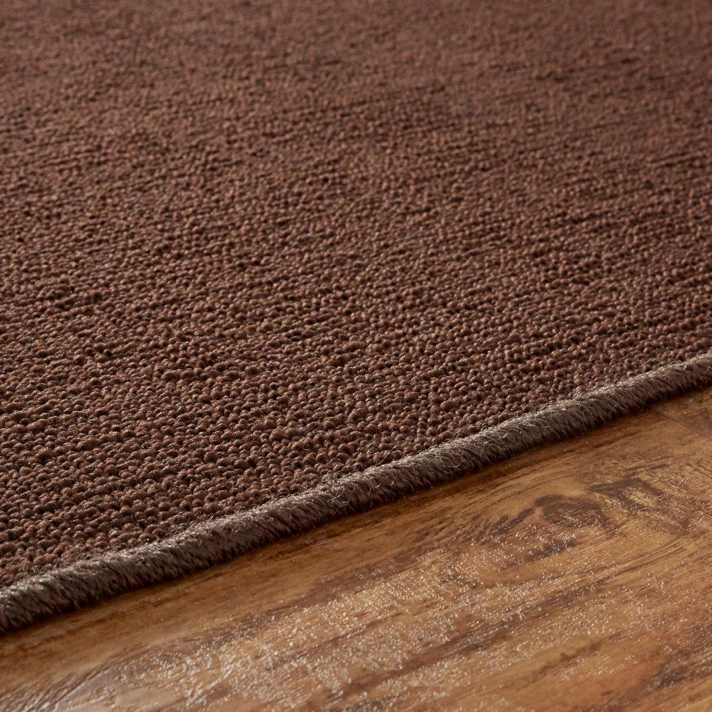 Mainstays Titan Solid Area Rug, Brown, 2'6" x 3'10"