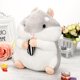 thumbnail image 3 of Peluche de hámster HUOGUO Adorable Kawaii Fluffy de 23 cm, 3 of 5