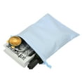 thumbnail image 3 of Uxcell Reusable Drawstring Bags, 10x12.6" 3 Pack Multipurpose Storage Pouch, Light Blue, 3 of 6