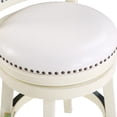 thumbnail image 7 of Boraam Bristol Counter Height High Back Swivel Wood Kitchen Counter Stool, Buttermilk Finish, 7 of 7