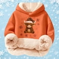 thumbnail image 5 of Highland Cow Christmas Sweatshirts-Cozy Hooded Pullover with Cow Print Design,Soft Warm Winter Kids Top,Cute Highland Cow Hoodie & Sweater for Holiday Season, 5 of 5