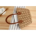 thumbnail image 4 of CoCopeaunts Straw Bag for Women, Summer Beach Bag Cute Handwoven Hobo Handbag Corn Raffia Top Handle Bag Vacation Bag Basket Purse 2023, 4 of 6