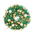 thumbnail image 1 of Widget Coronas de Navidad para puerta de entrada Corona de Navidad artificial de 19,7 pulgadas Adornos de bolas de Navidad Decoraciones para festivales de Navidad Celebración Puerta Ventana Pared D, 1 of 8