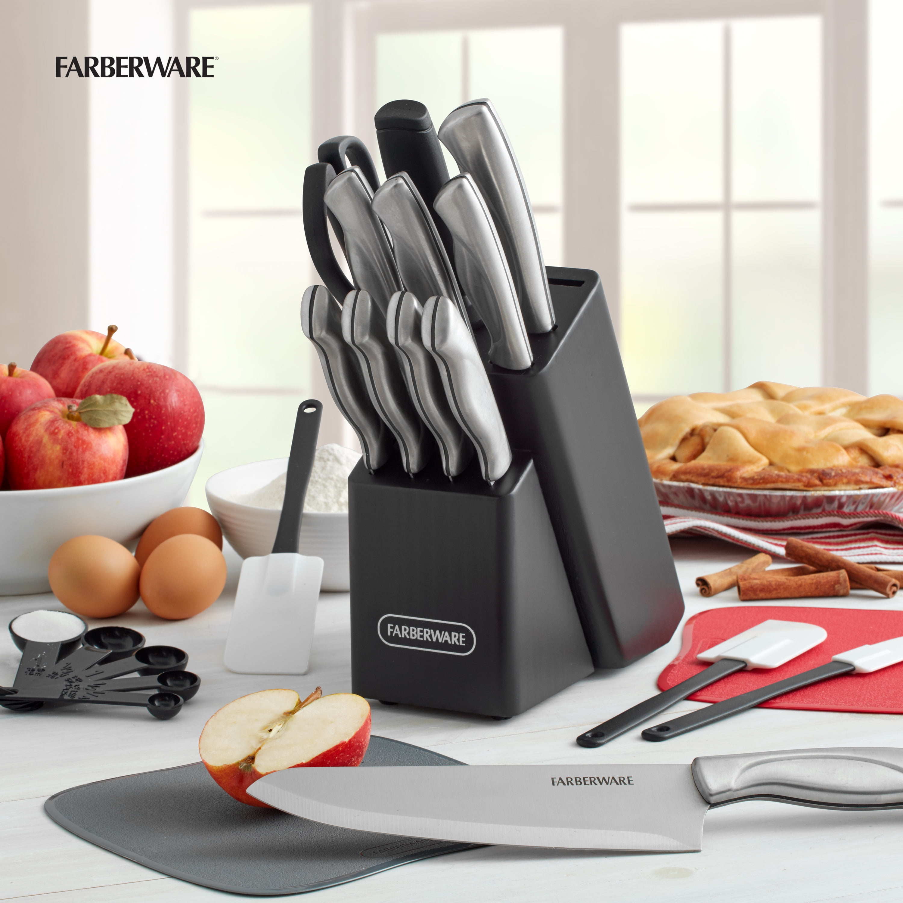 Farberware Classic 22-piece Stamped Stainless Steel Cutlery and Utensil Set - 2