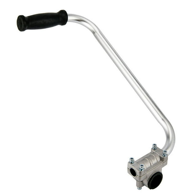 Visland 1 Pcs Weed Eater Handle with Bracket Clamp Ergonomic Trimmer Grip Non-Slip Universal String Trimmer Handle Lawn Trimmer Grip