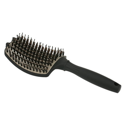 Curved Vent Brush for Blow Drying Styling Detangling Hair Brush Row Brush for Short Thick Tangles Curly