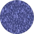 thumbnail image 1 of Ahgly Company Tapis Rond Lavable en Machine Intérieur Transitionnel Bleu Ardoise Clair, 8 Pieds Rond, 1 of 7