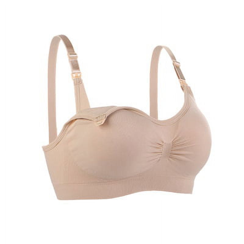 Nursing Bra 5pack Wireless Deep Maternity Nursing Bra Bralette Sleeping Breastfeeding with Extra Extenders