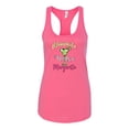 thumbnail image 2 of Wild Bobby, Mamacita Needs a Margarita Mother's Day Ladies Racerback Tank Top, Hot Pink, Large, 2 of 6