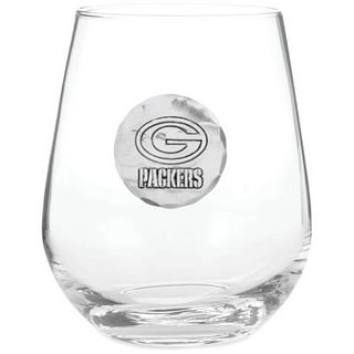 Green bay Packers Bar Glasses- set of 4 .