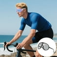 thumbnail image 4 of Glasses Oversized Sunglasses for Men and Women - Fashion Sun Shield Goggles with 400, 4 of 4