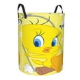 thumbnail image 2 of Looney Tunes Tweety Large Laundry Hamper Collapsible Laundry Basket With Handles, Tall Storage Basket For Blanket, Toys, Dirty Clothes In Living Room, Bedroom, Bathroom, Nursery, 2 of 7