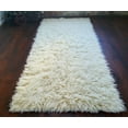 thumbnail image 5 of Stylish 4x6 Flokati Rug. Soft and fluffy 3” long pile. 100% natural wool. Authentic Greek Flokati Rug. Off White Area Rug, 5 of 6
